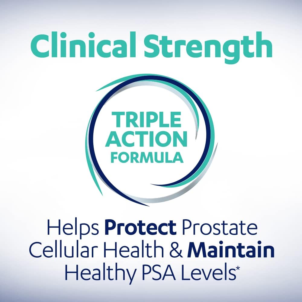 AZO Men Prostate and Urinary Defense - Clinical Strength Supplement for Healthy Prostate Function and Urine Flow - 60 Count