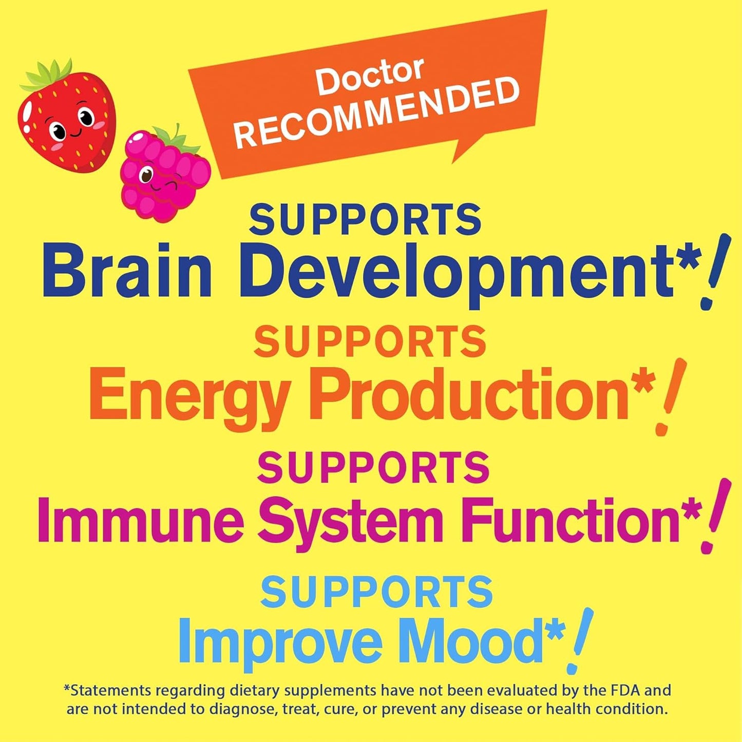 B Complex Kids + Vitamin B12 Gummies Bundle - Delicious, Gluten Free, GMO Free Chewable Vitamins for Children