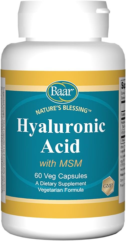 Baar Nature's Blessing Hyaluronic Acid and MSM Capsules