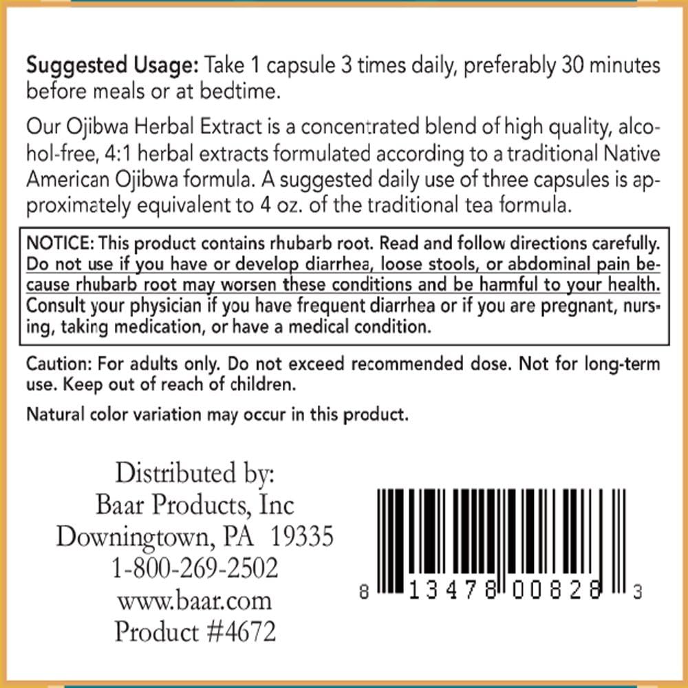 Baar Ojibwa Tea Concentrate - 16 oz Liquid Extract for Immune Support and Wellness - BoostGo Australia