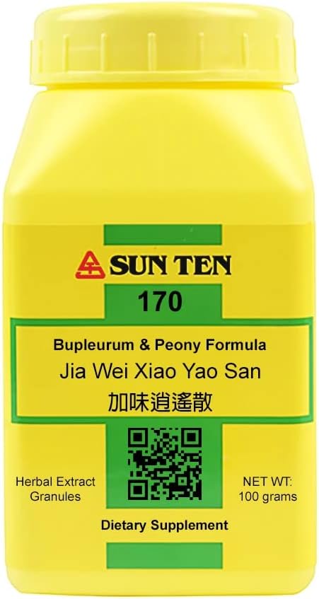 Baicao Jia Wei Xiao Yao San Concentrated Granules 100g 170 - Bupleurum & Peony Formula by SUN TEN