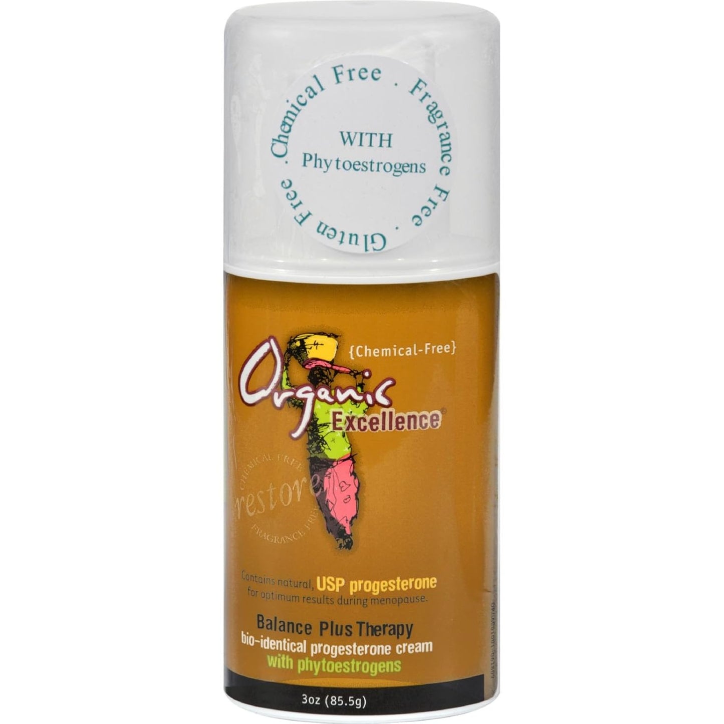 Balance Plus Therapy Organic Progesterone Cream with Phytoestrogens - 3 oz