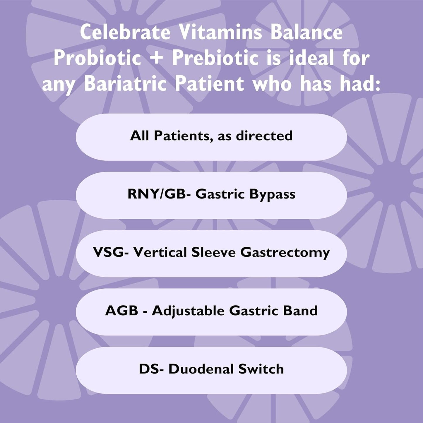 Balance Probiotic + Prebiotic Supplement for Bariatric Surgery Recovery - 28.5 Billion CFU - Digestive & Immune Support for Men & Women - Gluten Free - 30 Capsules