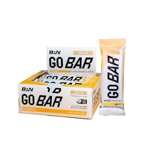 Bare Performance Nutrition BPN Go Bar: Original Oat Endurance Training Snack, 36g Carbs, 200 Calories, 12 Bars