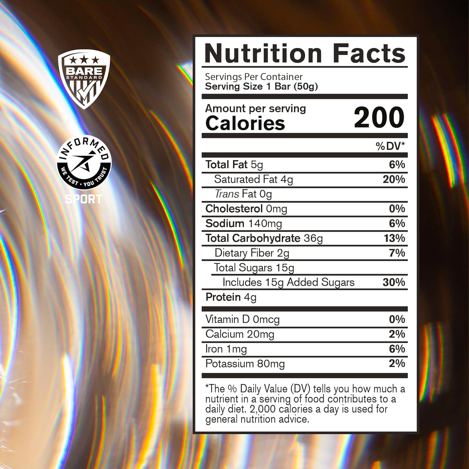 Bare Performance Nutrition BPN Go Bar: Original Oat Endurance Training Snack, 36g Carbs, 200 Calories, 12 Bars