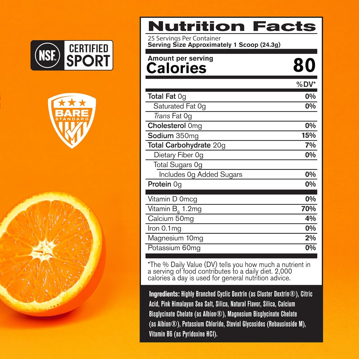 BARE PERFORMANCE NUTRITION BPN Recovery & G1M Orange Combo Pack