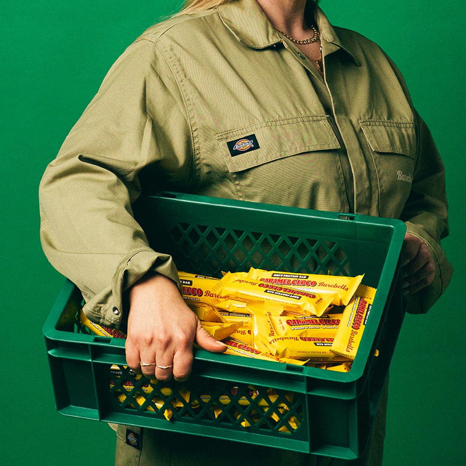 Barebells Caramel Choco Soft Protein Bars - 12 Count, 1.9oz Bars - High Protein Snacks with 16g Protein - Fluffy Chocolate Bar with 2g Sugars - Soft Protein Snack & Breakfast Bars