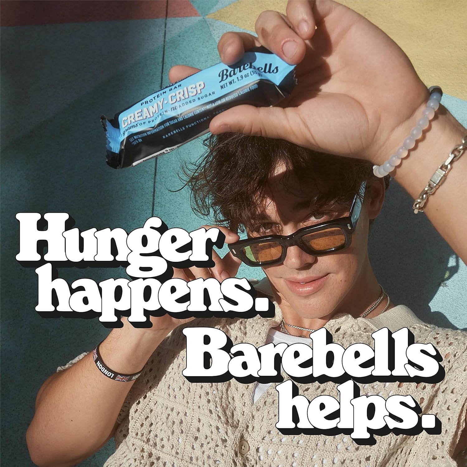 BAREBELLS Creamy Crisp Protein Bars - 24 Bars, 20g Protein, Low Sugar Chocolate Snack Bars for On-The-Go Breakfast & Snacking
