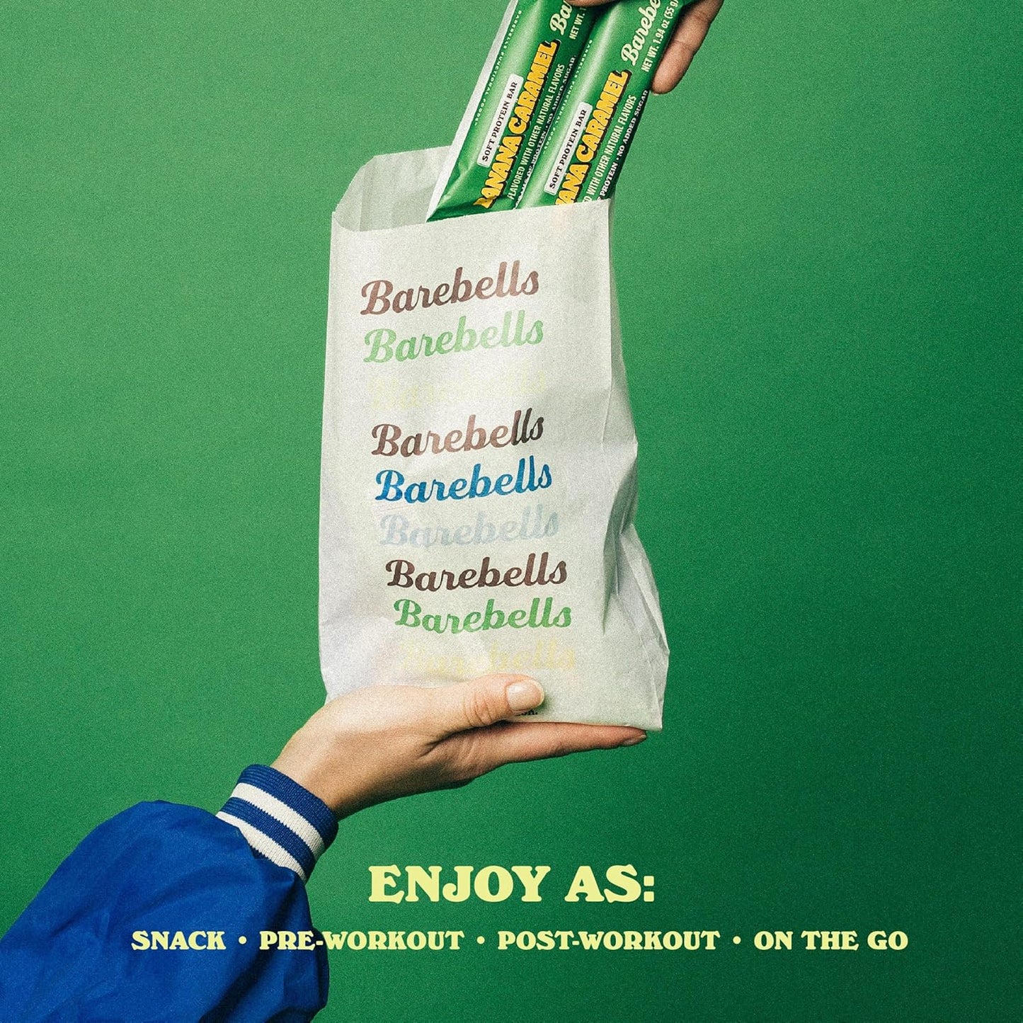 Barebells Protein Bars - 12 Count, 1.9oz Chocolate Banana Caramel Soft Bars - High Protein Snack & Breakfast Bars - On-The-Go Protein Snacks