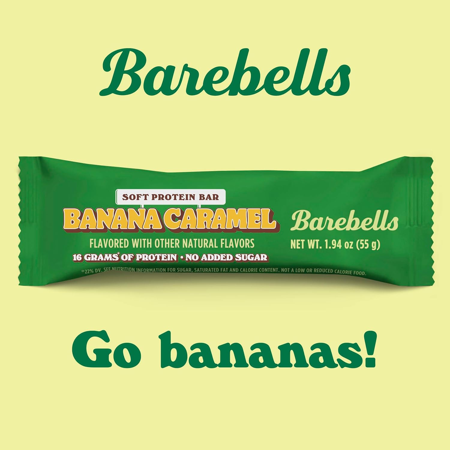Barebells Protein Bars - 12 Count, 1.9oz Chocolate Banana Caramel Soft Bars - High Protein Snack & Breakfast Bars - On-The-Go Protein Snacks