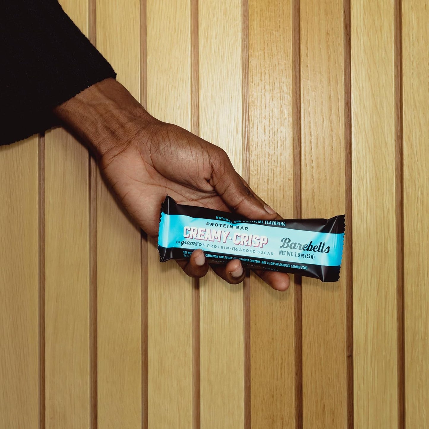 Barebells Protein Bars Creamy Crisp - 12 Count, 20g High Protein Chocolate Nutrition Bar - Low Sugar On-The-Go Snack