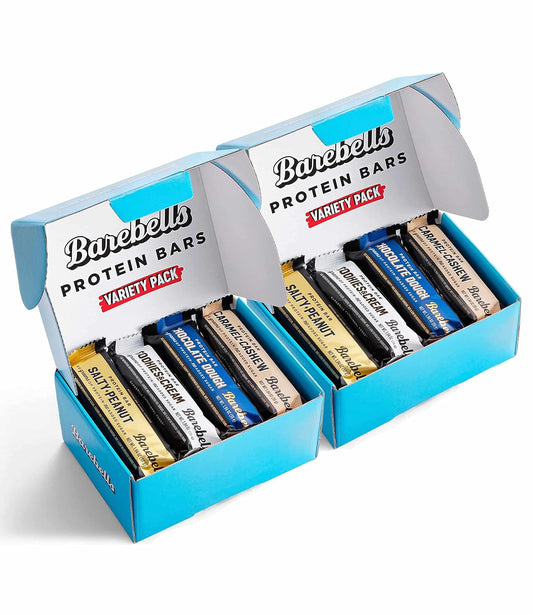 Barebells Protein Bars Variety Pack - 24 Bars Total - 20g High Protein Snacks - Low Sugar Chocolate Bars - On-The-Go Breakfast & Snack Bars