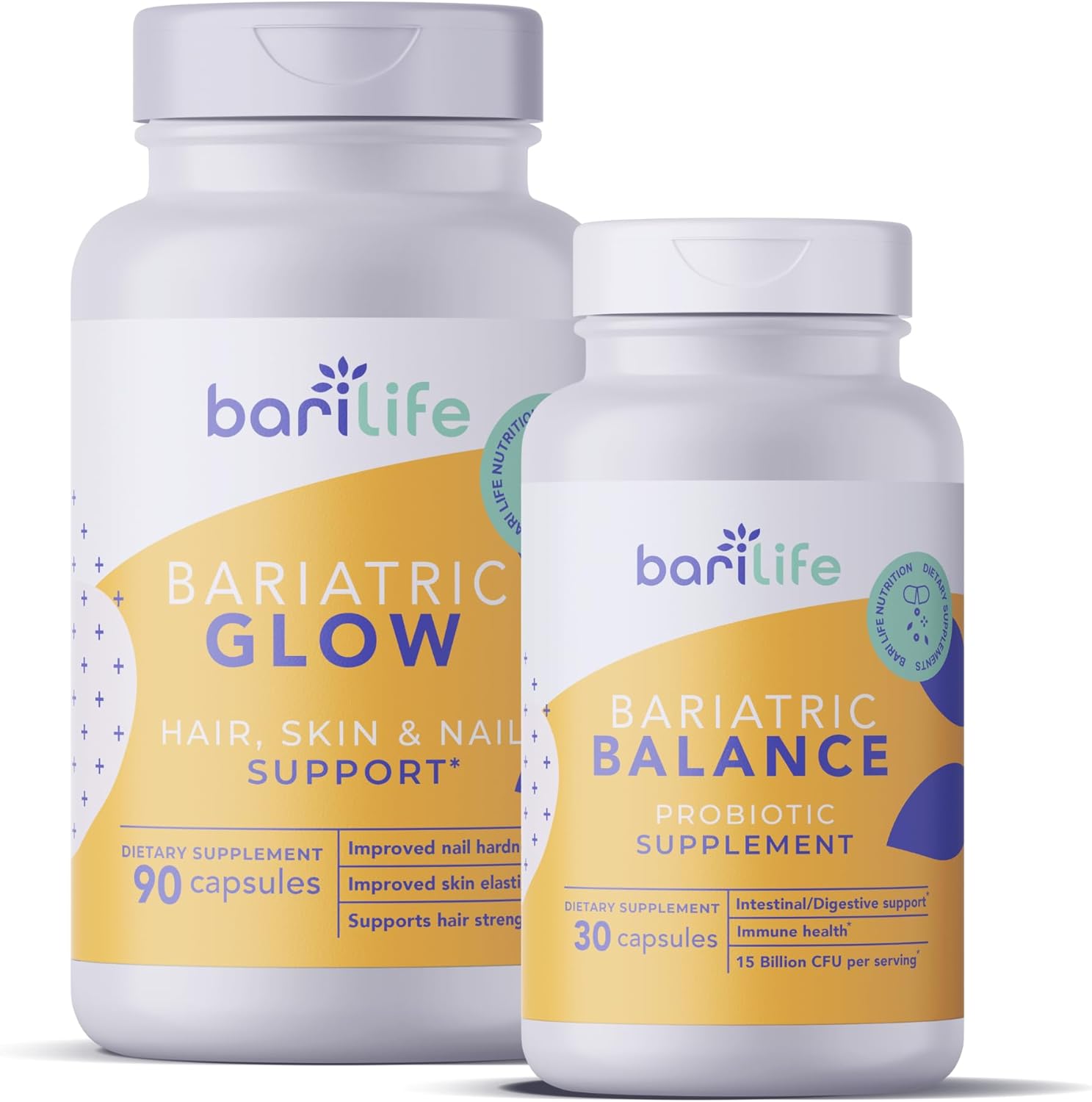 Bari Life Hair, Skin & Nails Supplement with Vitamin-Multi Probiotic Formula