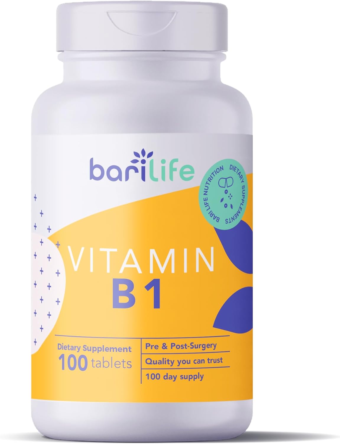 Bari Life Watermelon Bariatric Multivitamin Powder with Probiotic and Vitamin B1 - Complete Nutrition Support