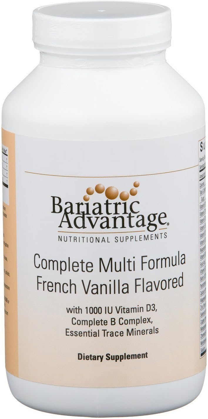 Bariatric Advantage Essential Multivitamin Berry Tablets - Iron-Free - 200 DV Key Nutrients - Trace Minerals - Bariatric Patients