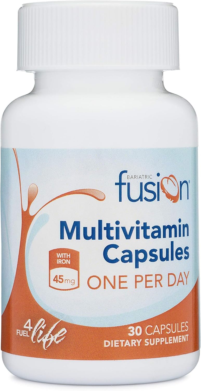 Bariatric Fusion One Daily Multivitamin with Iron & Fruit Punch Calcium Soft Chew - 30 Count