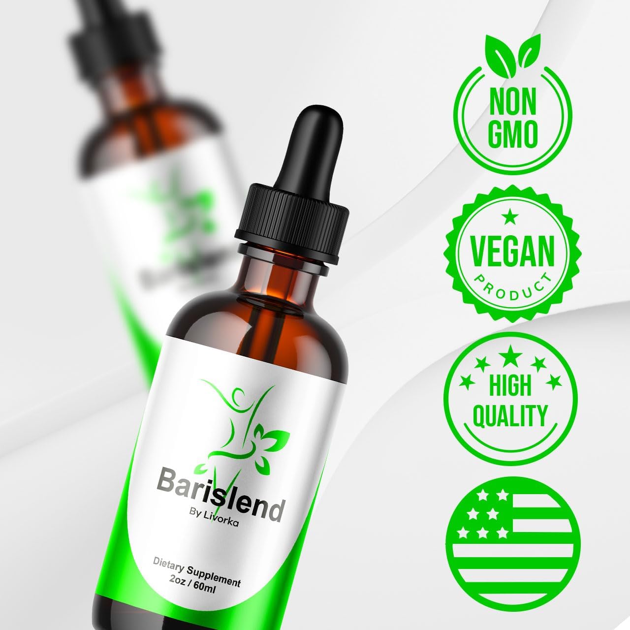 Barislend Liquid Drops - Advanced Formula for Premium Support (1 Month Supply)