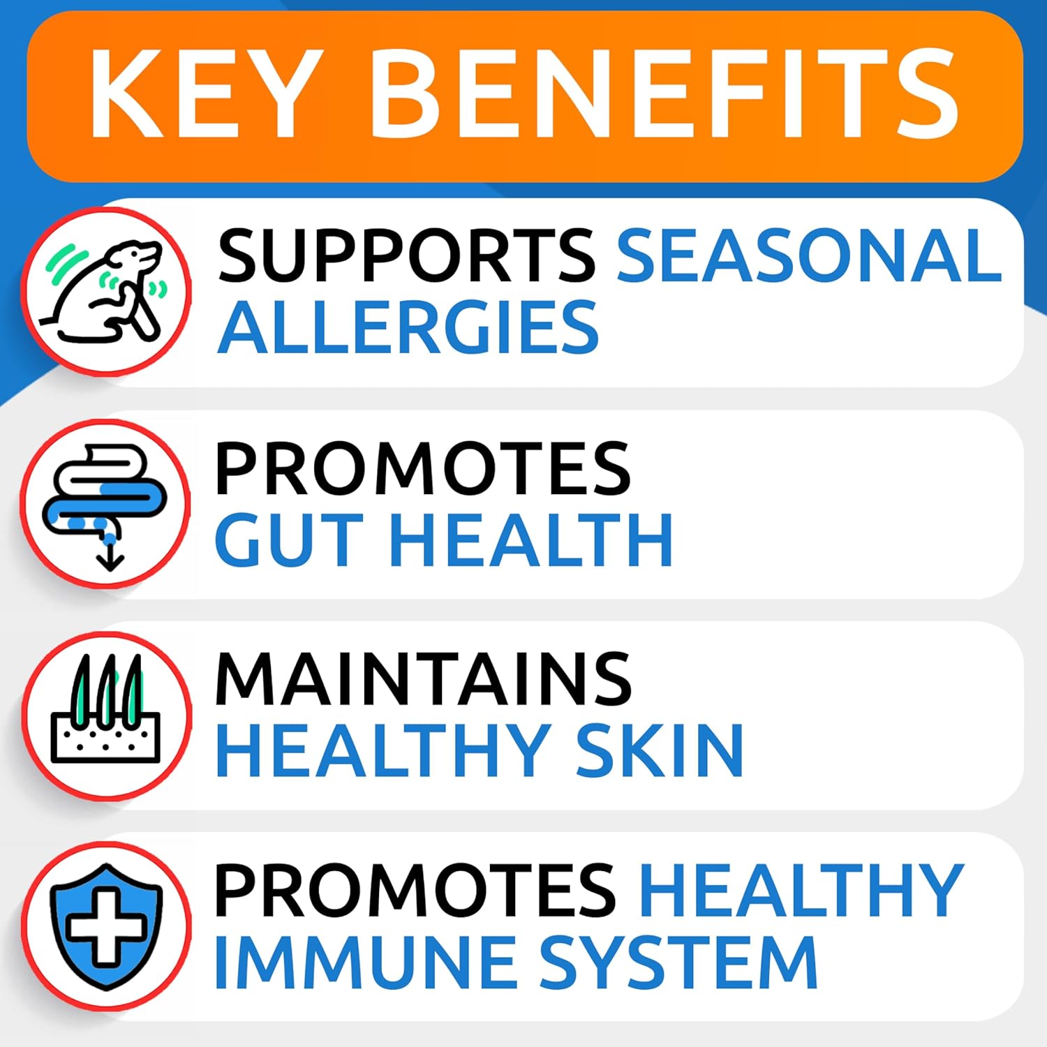 BARK&SPARK Advanced Dog Allergy Relief Bundle with Omega 3 for Skin and Joint Health - Bacon and Fish Flavor - Made in USA