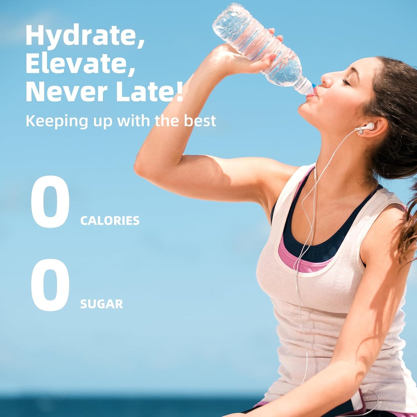 BBEEAAUU Electrolytes Powder Variety Pack with Vitamins - Sugar-Free & Zero Calorie Electrolyte Drink Mix for Rapid Hydration, Endurance, and Energy Support - Non-GMO, Vegan (16 Sticks)