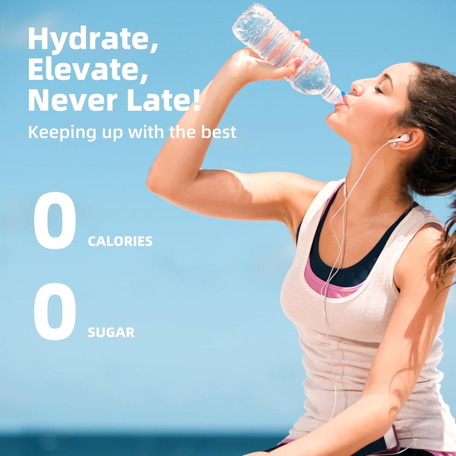 BBEEAAUU Electrolytes Powder Variety Pack with Vitamins - Sugar-Free & Zero Calorie Electrolyte Drink Mix for Rapid Hydration, Endurance, and Energy Support - Non-GMO, Vegan (16 Sticks)