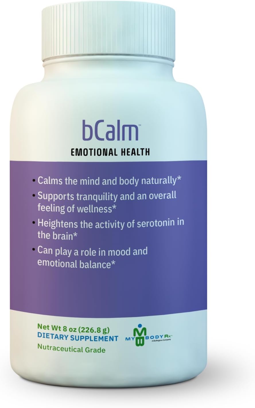 bCalm by MYBODYRX - Vitamin B8 Complex for Emotional Health - All-Natural Supplement - 8 oz