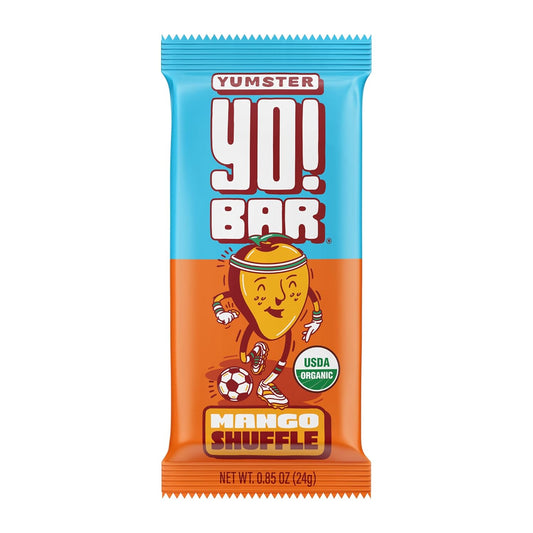 Bearded Brothers Mango Vegan Organic Kids Bars - Pack of 25 | Gluten Free, Paleo, Whole 30, Soy Free, Non-GMO, Low Glycemic, No Sugar Added, High Fiber