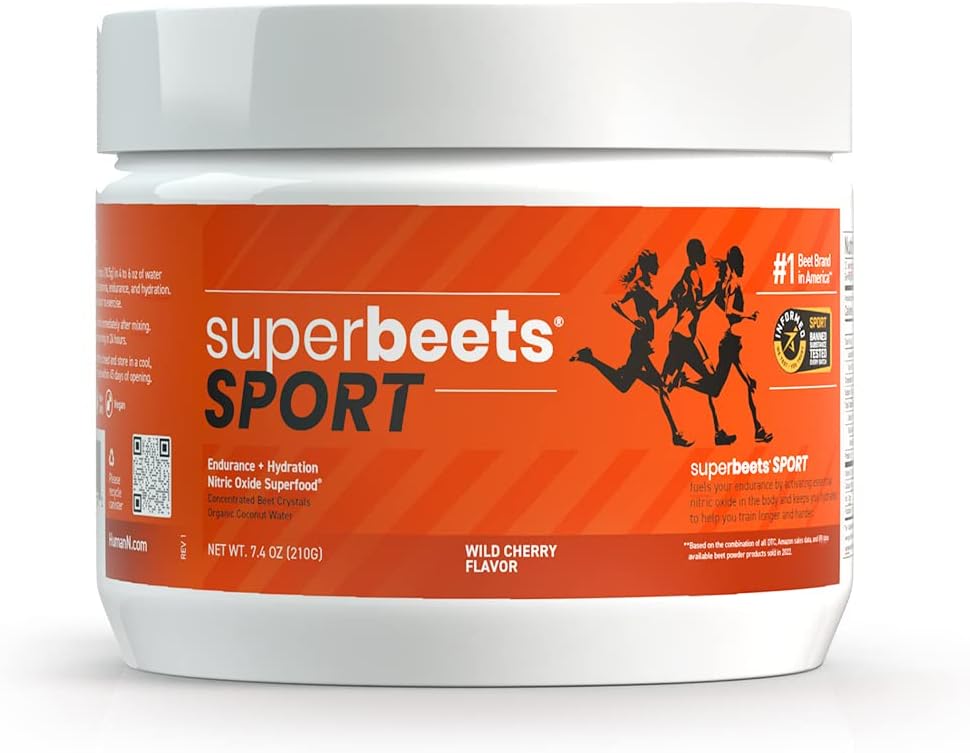 Beetroot and Tart Cherry Gummies for Athletic Performance - humanN SuperBeets Sport