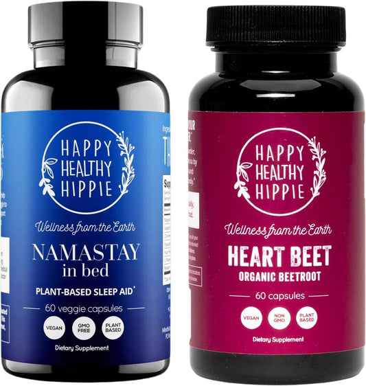 Beetroot Capsules for Health & Namastay in Bed Sleep Aid Supplement