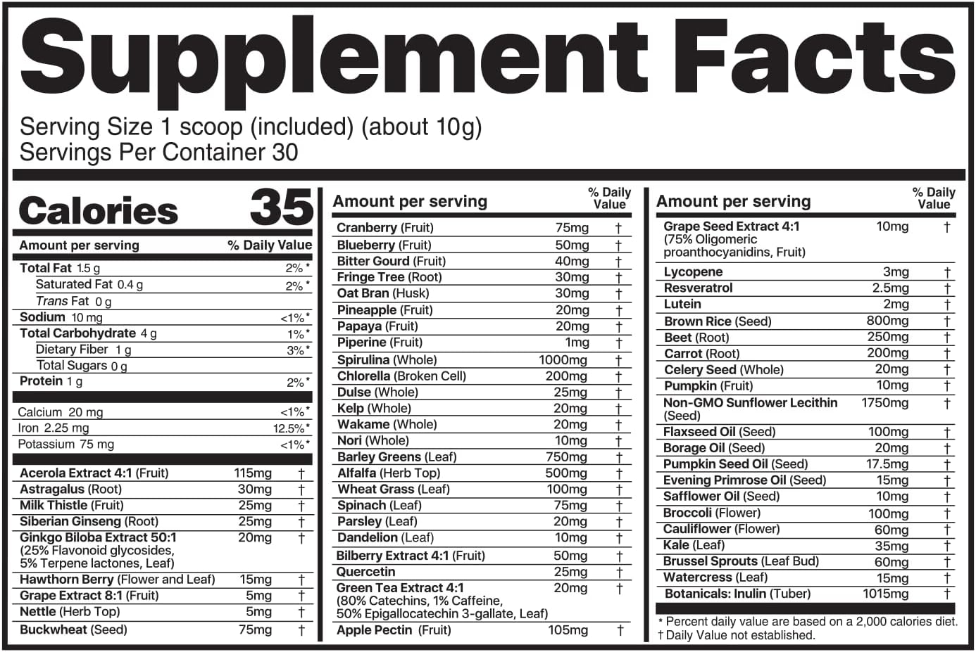 Believe Supplements Strawberry Banana Superfoods + Greens Blend - Natural Energy & Immune Support