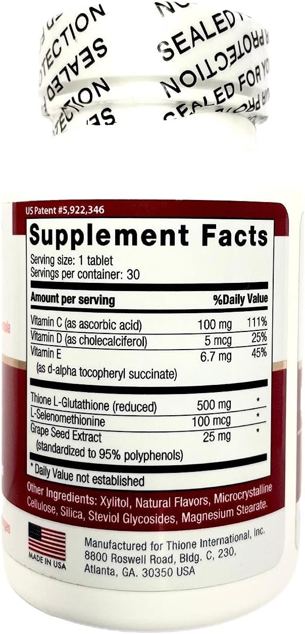 Bellasol Glutathione Lozenges with Antioxidants for Immunity, Liver Health, and Skin Brightening