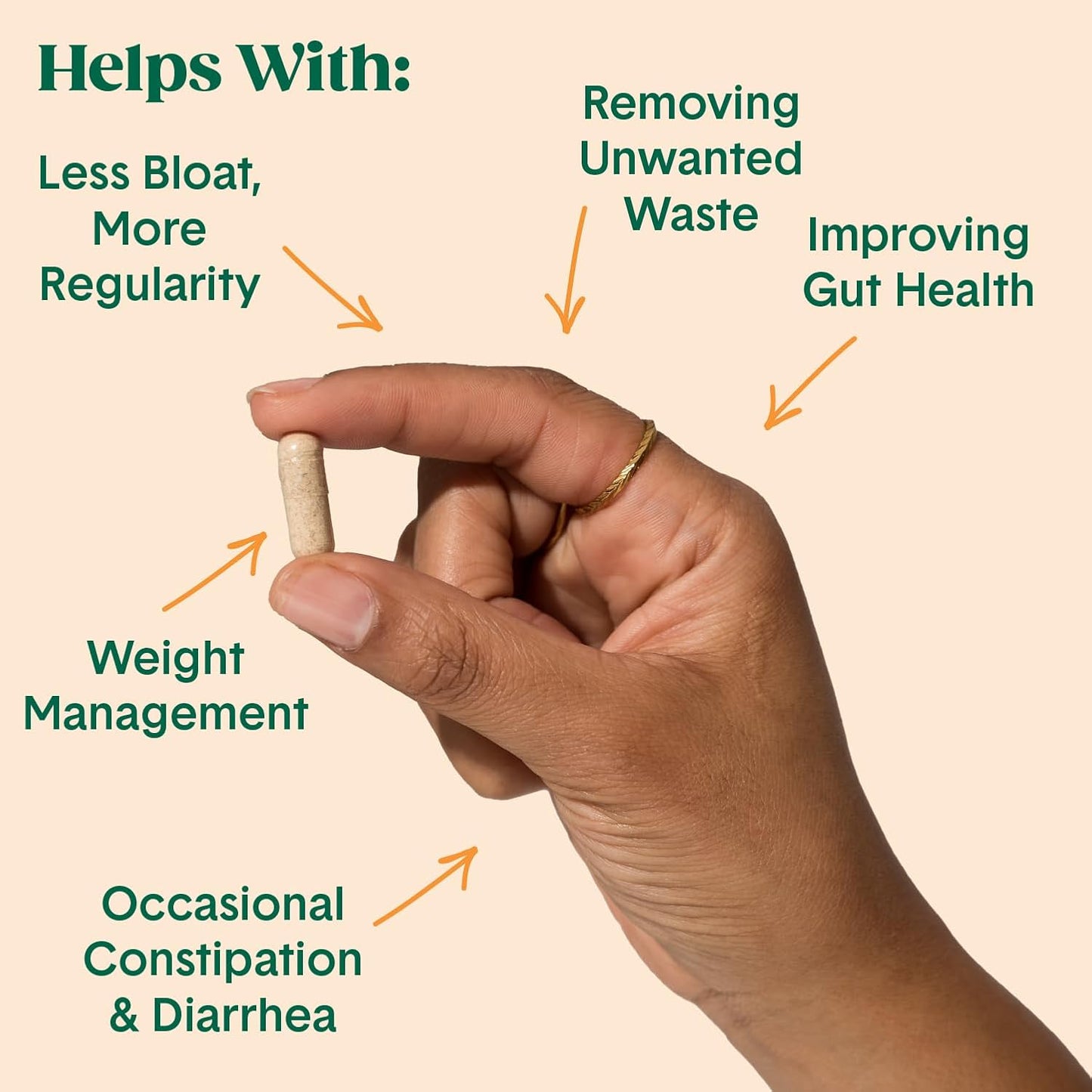 Bellway Super Fiber Powder with Raspberry Lemon Capsules - Fruit Infused Fiber Supplement