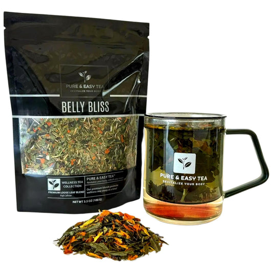 Belly Bliss Cleanse & Detox Tea | Supports Healthy Weight & Reduces Bloating | 30-Day Supply | 100g/3.5oz