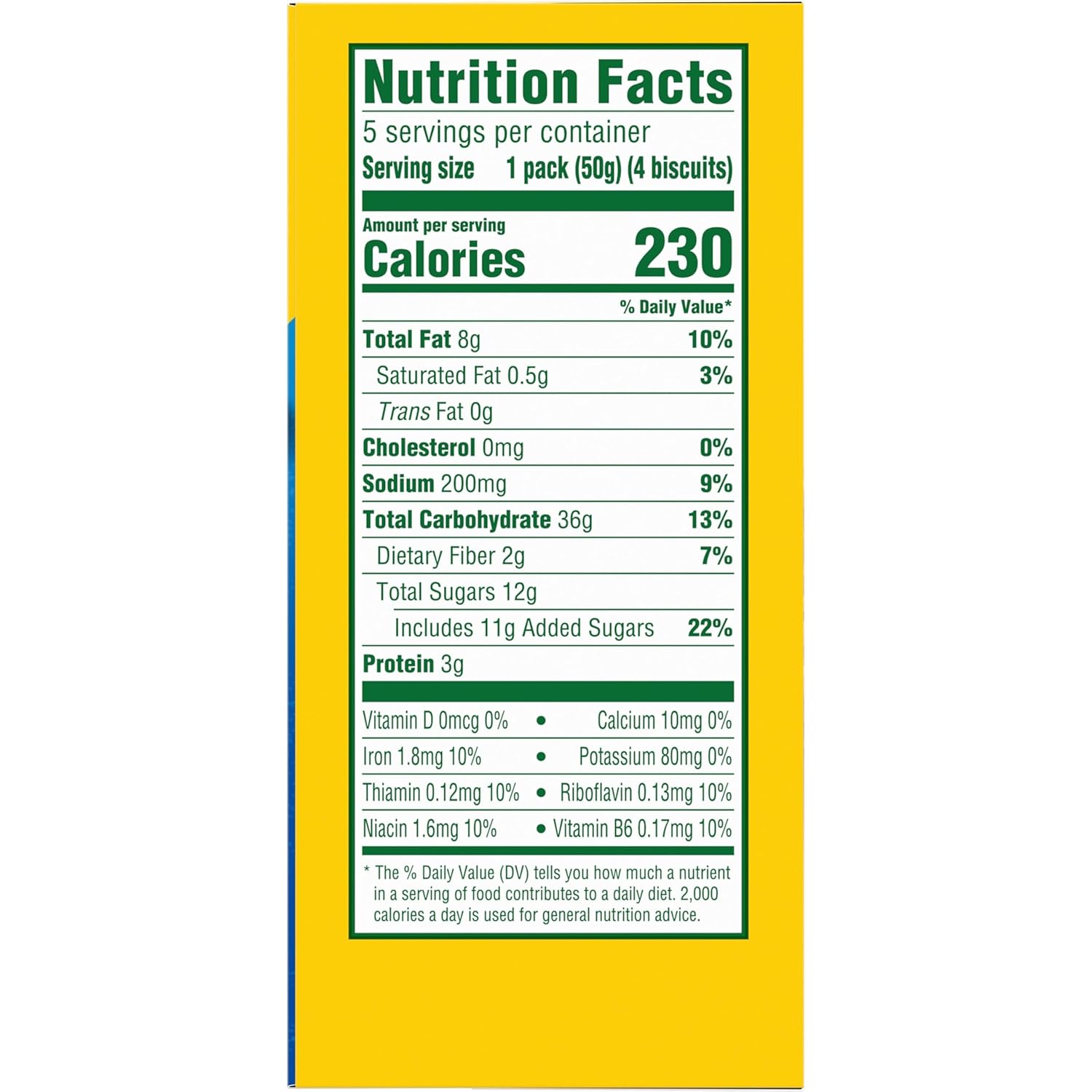 belVita Blueberry Breakfast Biscuits - 30 Packs, 6 Boxes, 4 Biscuits Per Pack