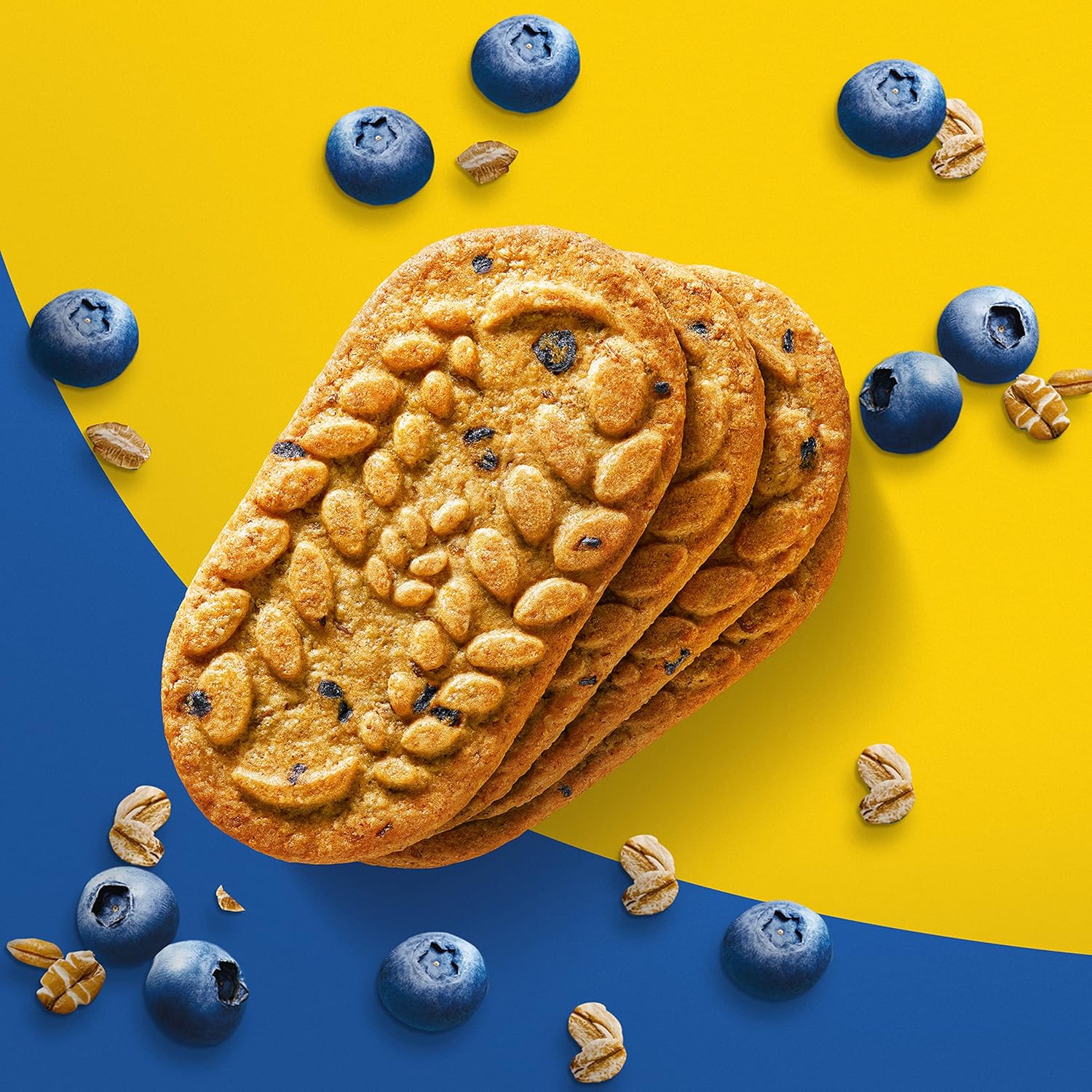 belVita Blueberry Breakfast Biscuits - 30 Packs, 6 Boxes, 4 Biscuits Per Pack