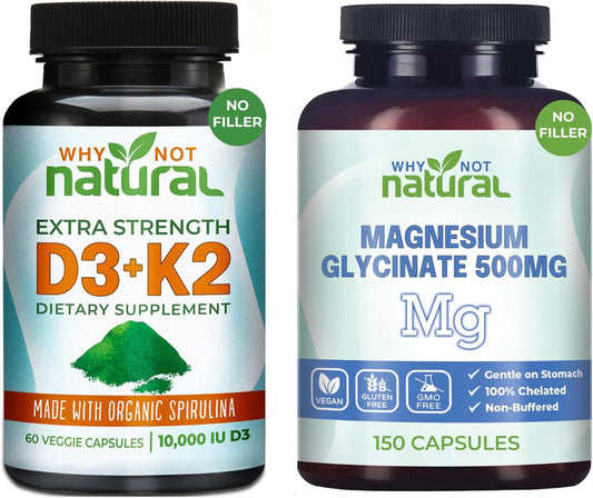 Benefit from Natural Magnesium Glycinate and Vitamin D3K2 for Improved Health