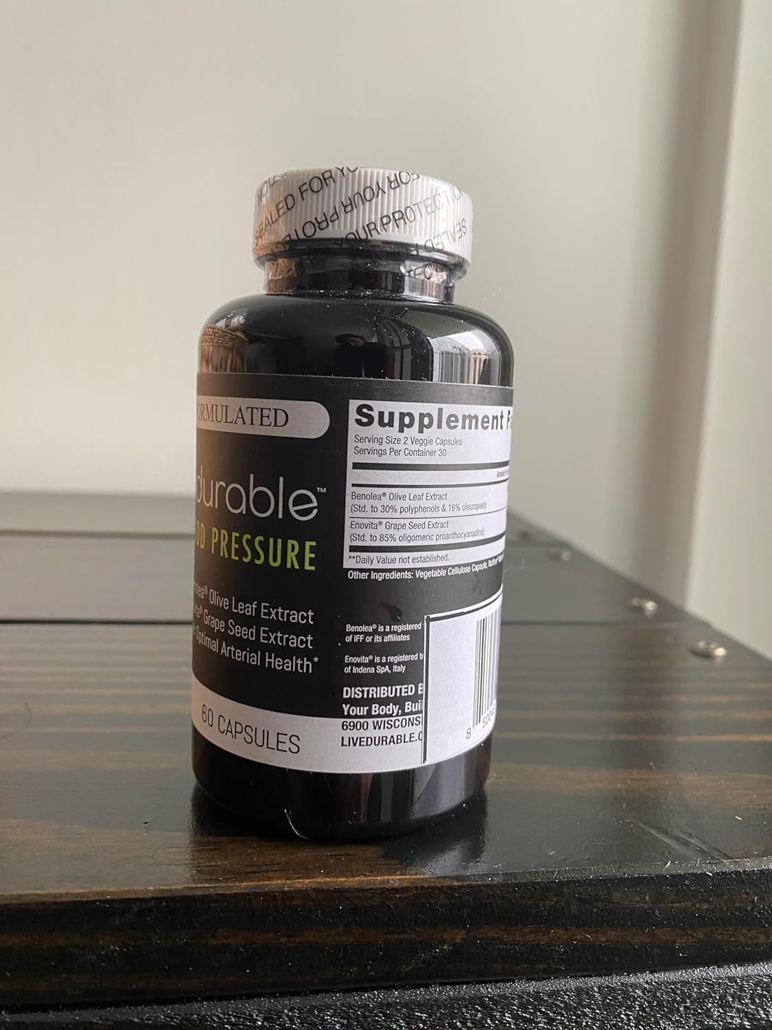 Benolea Olive Leaf & Enovita Grape Seed Extract Two-in-One Formula for Vascular Health - 360 Capsules, Doctor-Formulated, Made in USA