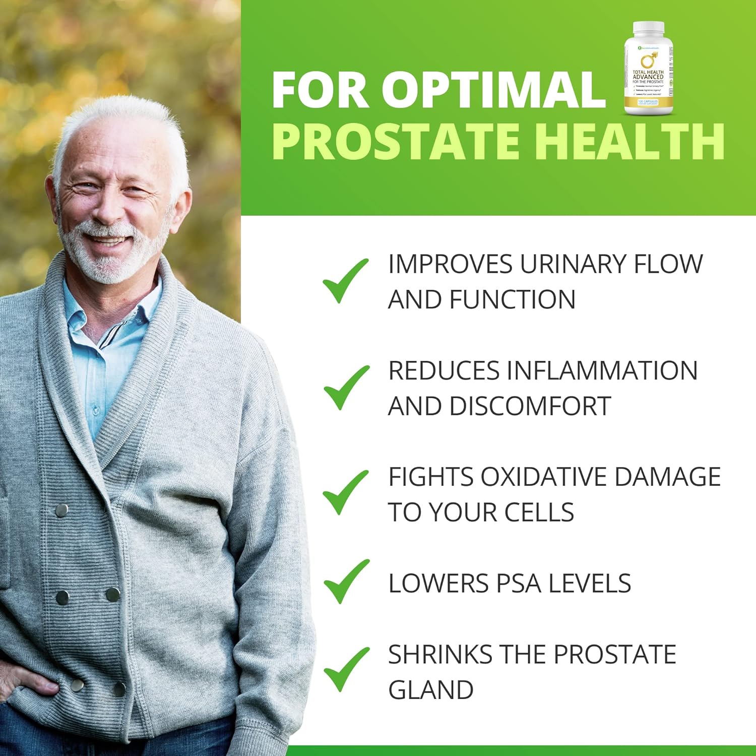 Ben's Advanced Prostate Supplements with Beta Sitosterol - Prostate Health Relief for Men - 720 Capsules