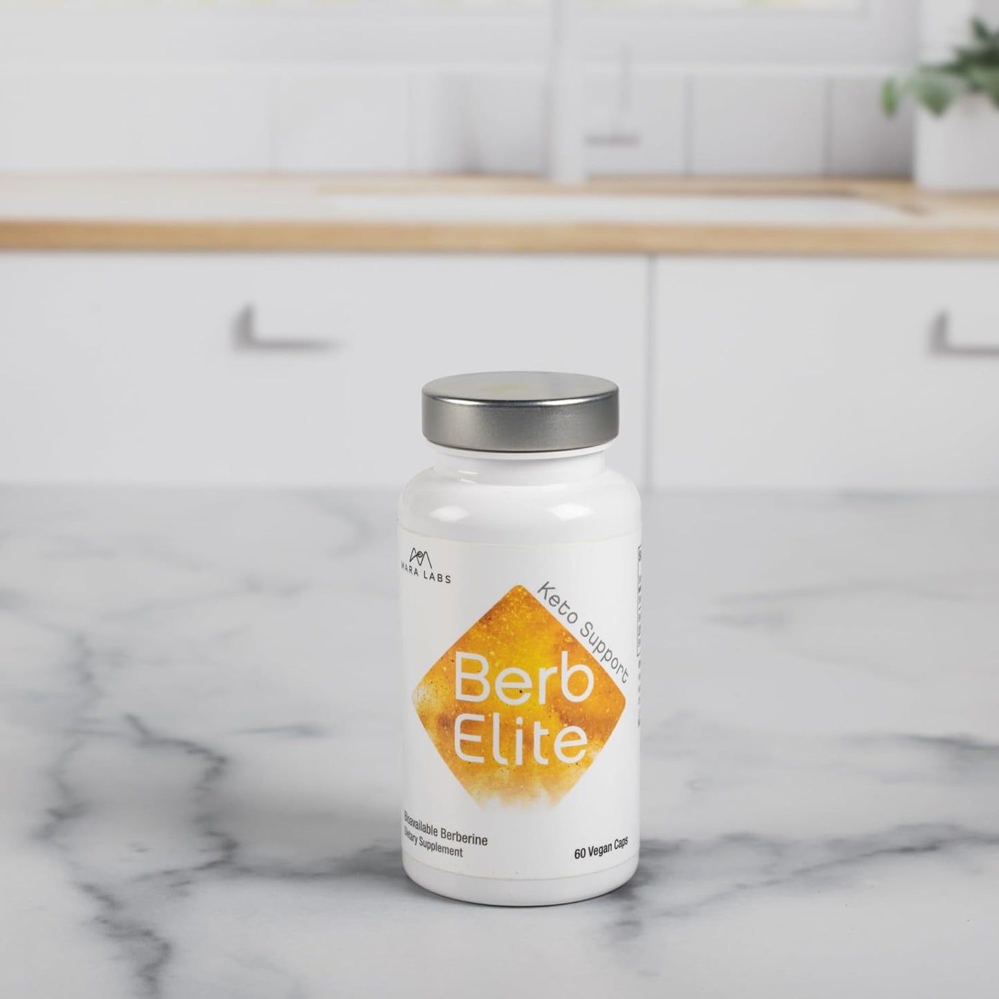 BerbElite BrocElite Supplement by Mara Labs | 350mg Berberine HCL & Broccoli Seed Complex | Enhanced Bioavailability | 60 Servings