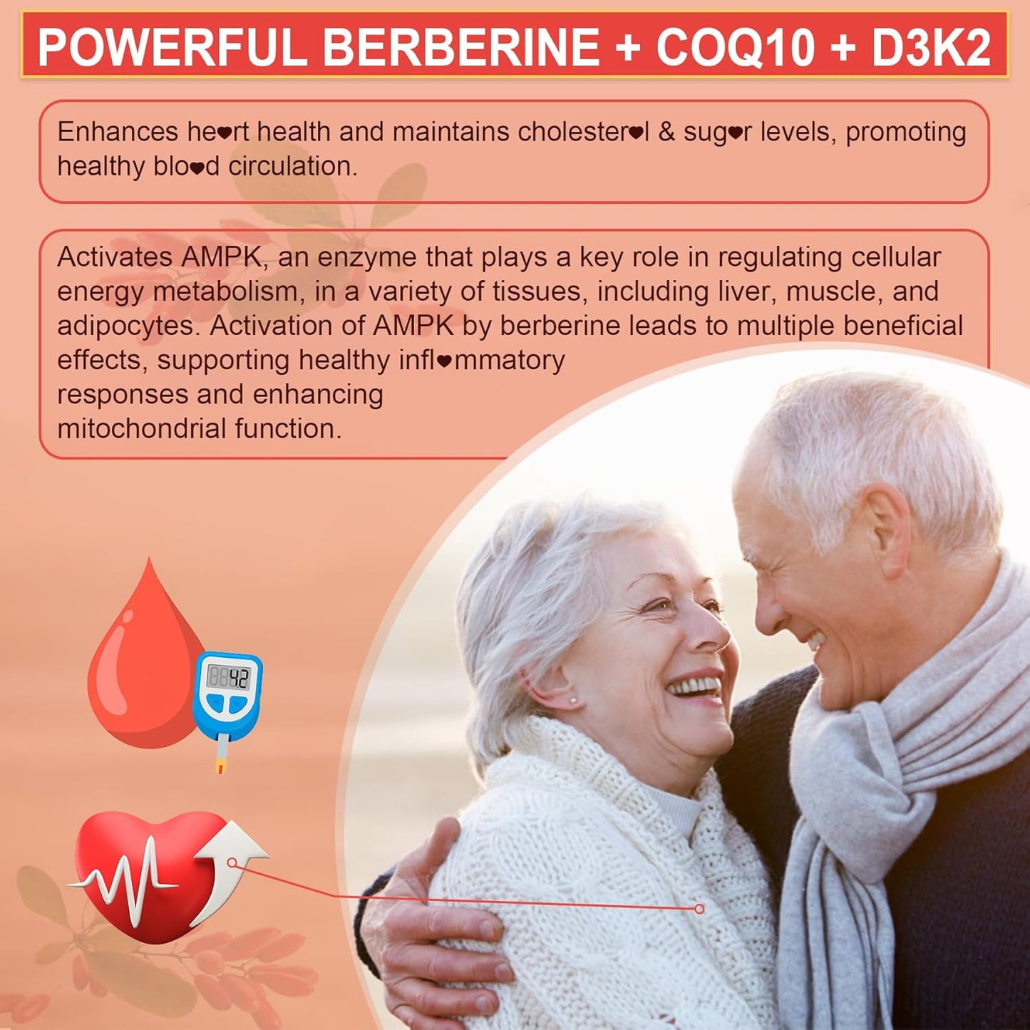 Berberine and Inositol Gummies Bundle - Myo & D-Chiro Inositol Supplement - Ideal 40:1 Ratio