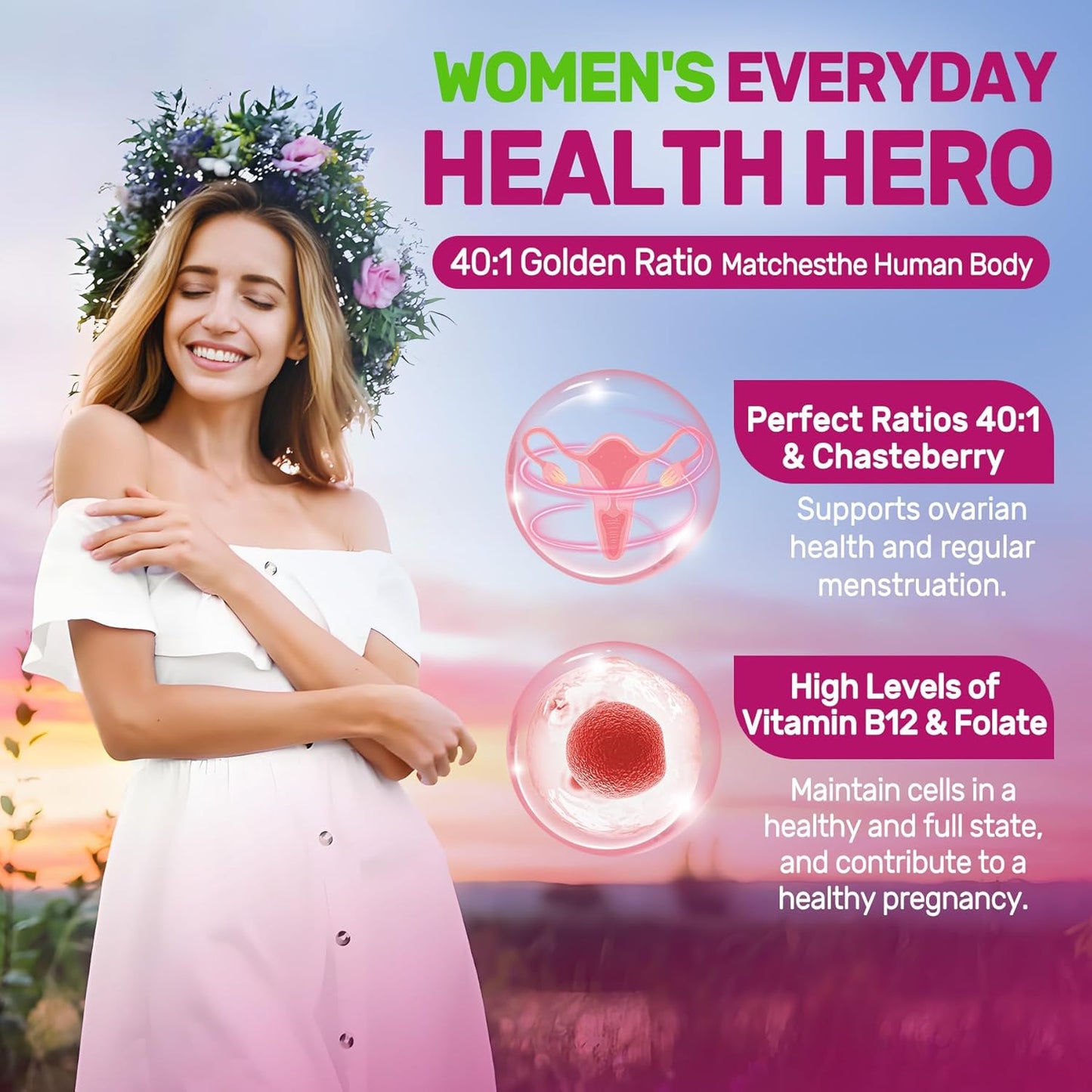 Berberine and Inositol Gummies Bundle - Myo & D-Chiro Inositol Supplement - Ideal 40:1 Ratio