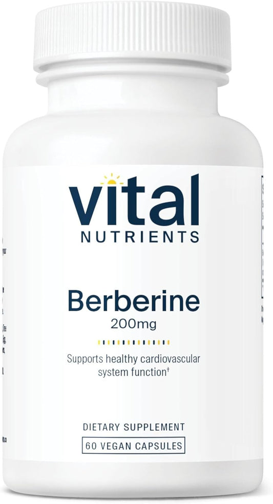 Berberine Capsules 200mg - Supports Healthy Bowel Function & Normal Triglyceride Levels - Vegan, Gluten, Dairy, Soy Free - 60 Count - BoostGo Australia