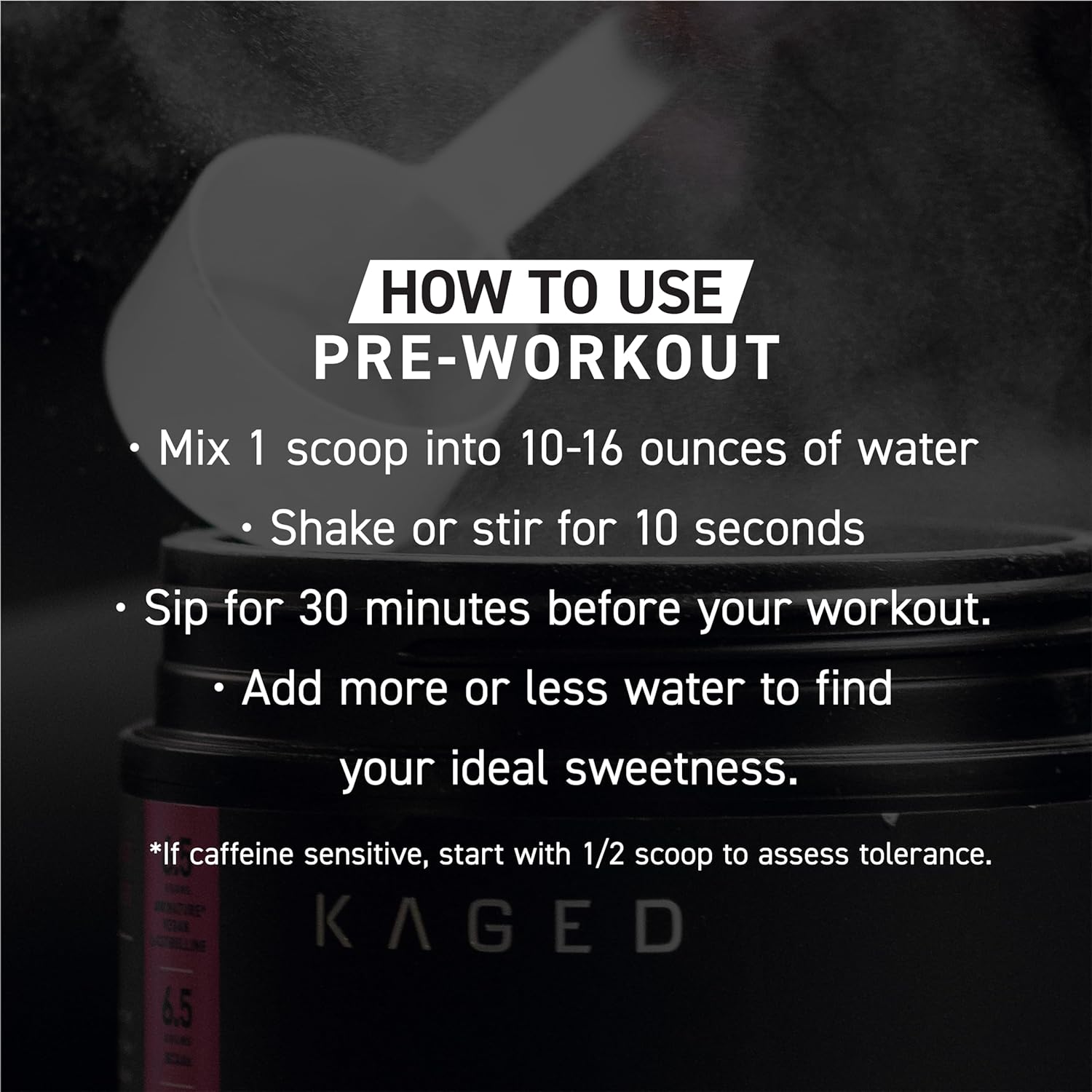 Berry Blast Pre-Kaged Pre Workout Powder with Creatine, Beta Alanine, and Caffeine - 20 Servings