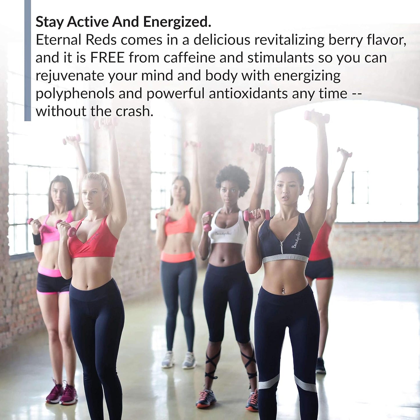 Berry-Flavored BioTrust Eternal Reds Superfoods Powder - Supports Heart Health, Energy & Stamina - No Sugar or Caffeine - 30 Servings