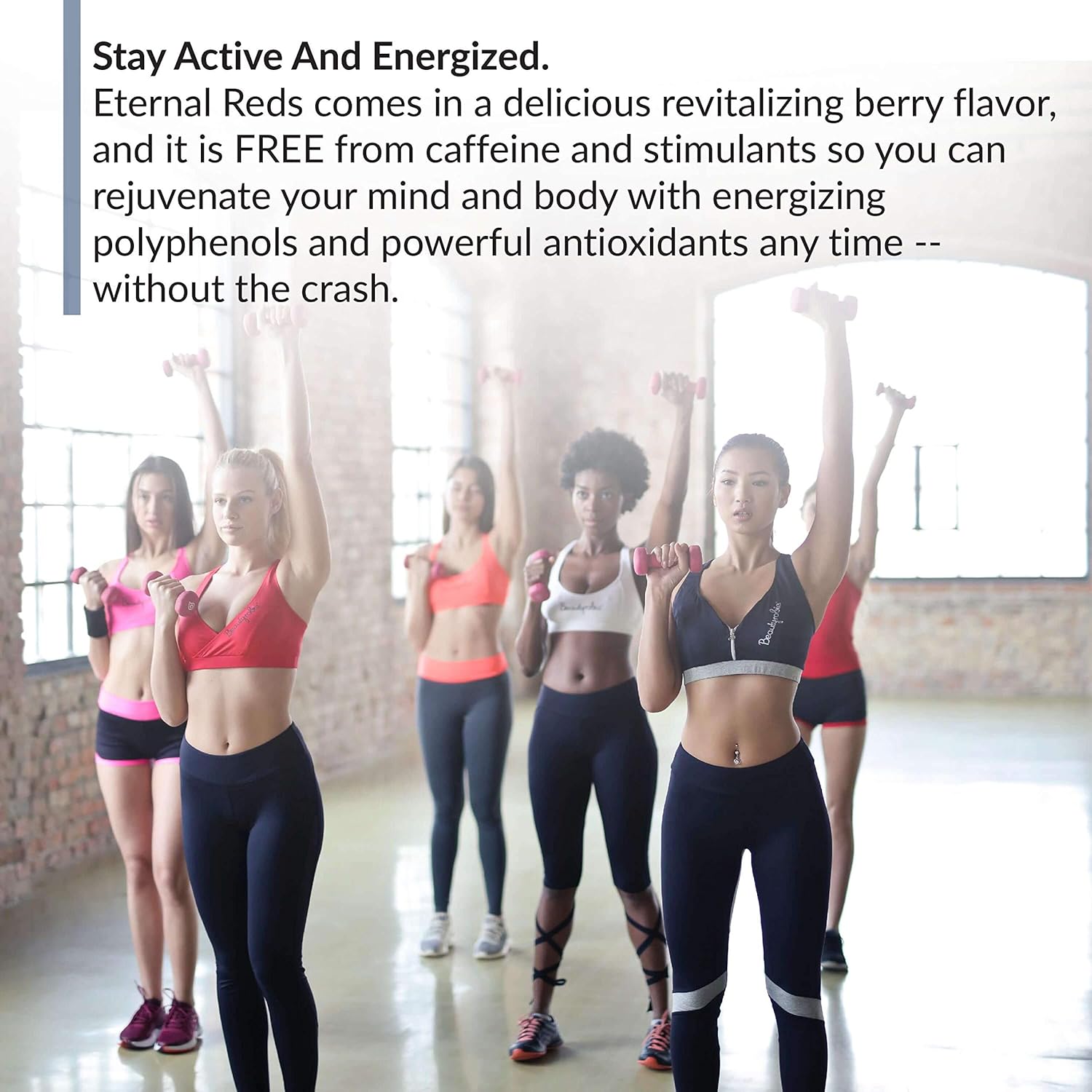 Berry-Flavored BioTrust Eternal Reds Superfoods Powder - Supports Heart Health, Energy & Stamina - No Sugar or Caffeine - 30 Servings