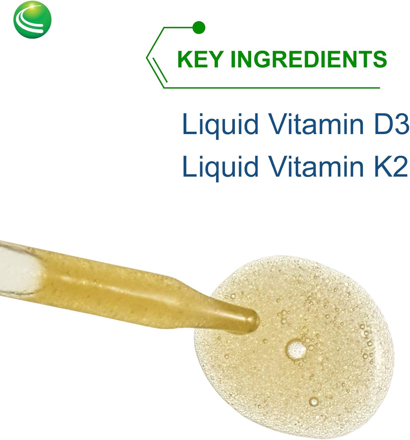 Berry Flavored Nutra BioGenesis BioGenesis Vitamin D3-K2 Emulsion Drops - 1 Ounce