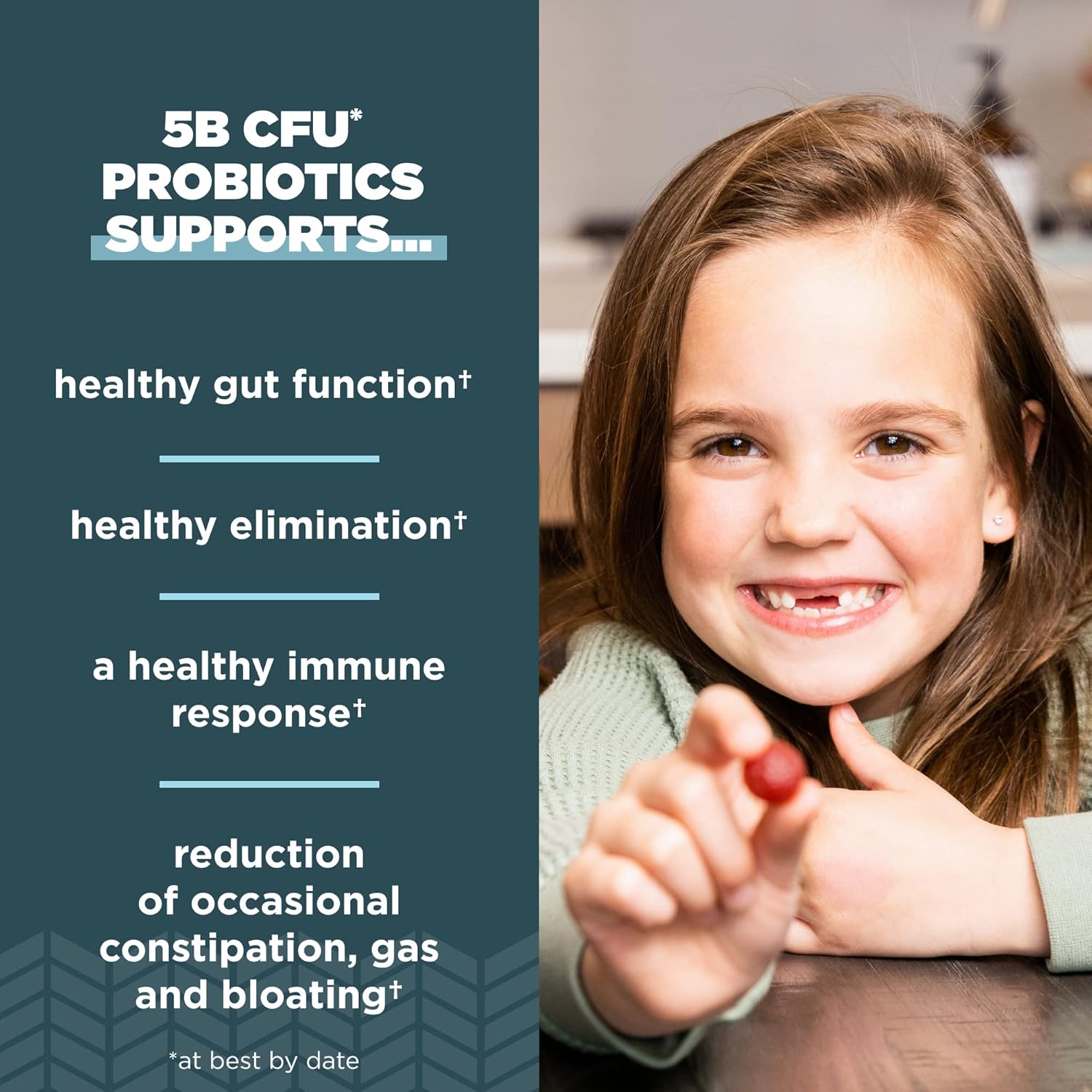 Berry Kids Probiotics Gummies by Ancient Nutrition - 5B CFUs, Gut Health Support, 30 Count