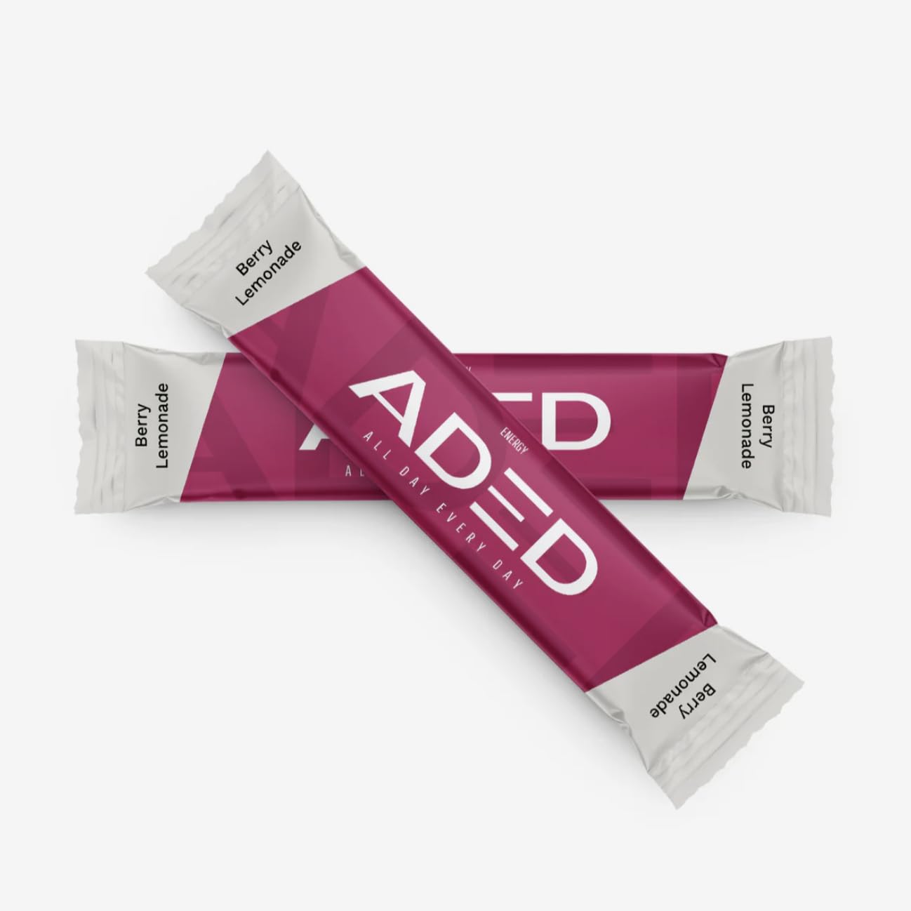 Berry Lemonade Flavored ADED Energy + Hydration Powder Drink Mix - 20 Packets, No Sugar, Vitamins, Minerals, Nootropics, Electrolytes