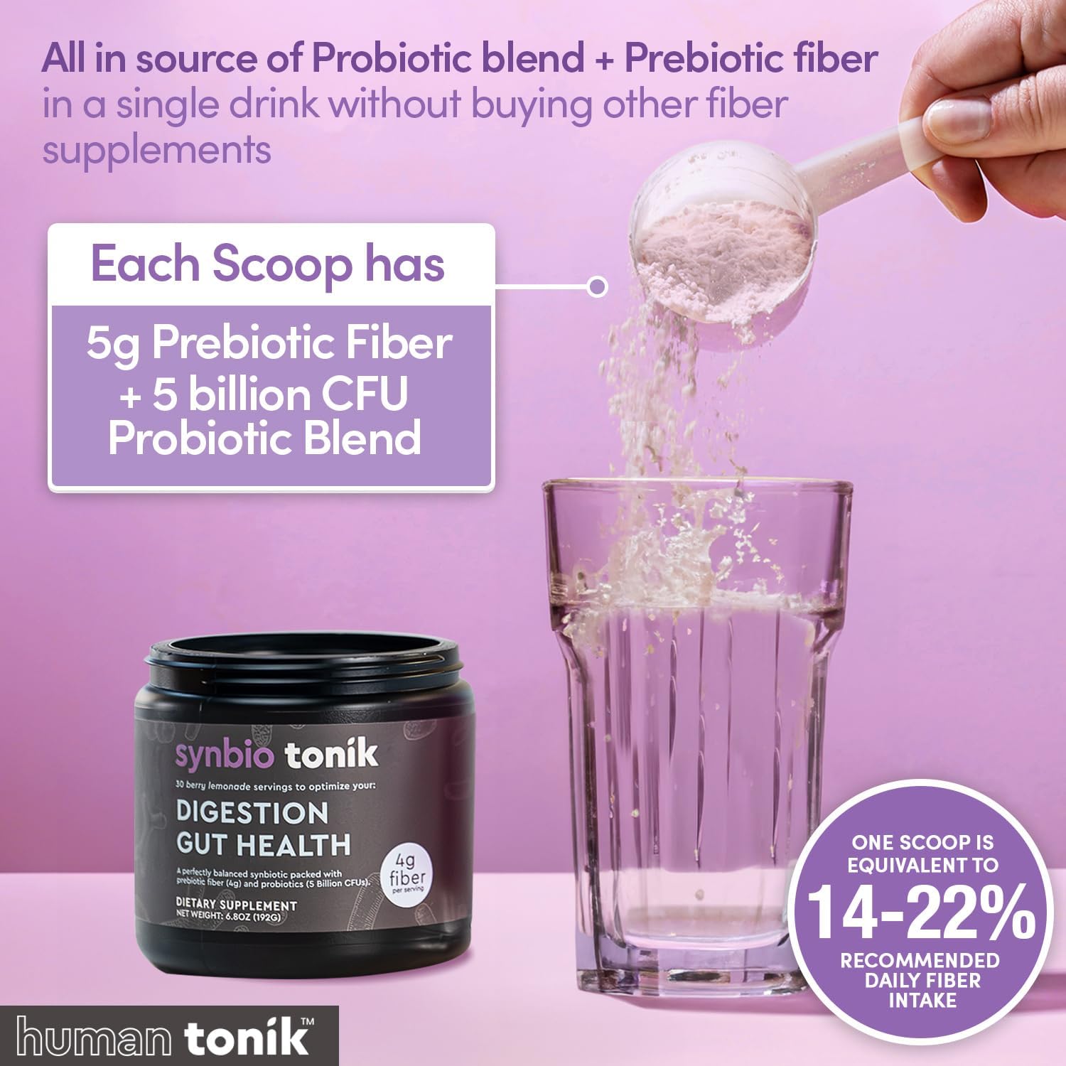 Berry Lemonade Superfood Powder with Probiotics and Prebiotics - SUPERGREEN TONIK