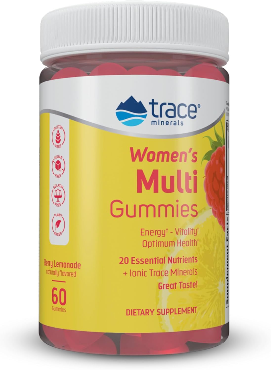 Berry Lemonade Women's Multi Gummy Vitamins with Trace Minerals - 60 Gummies
