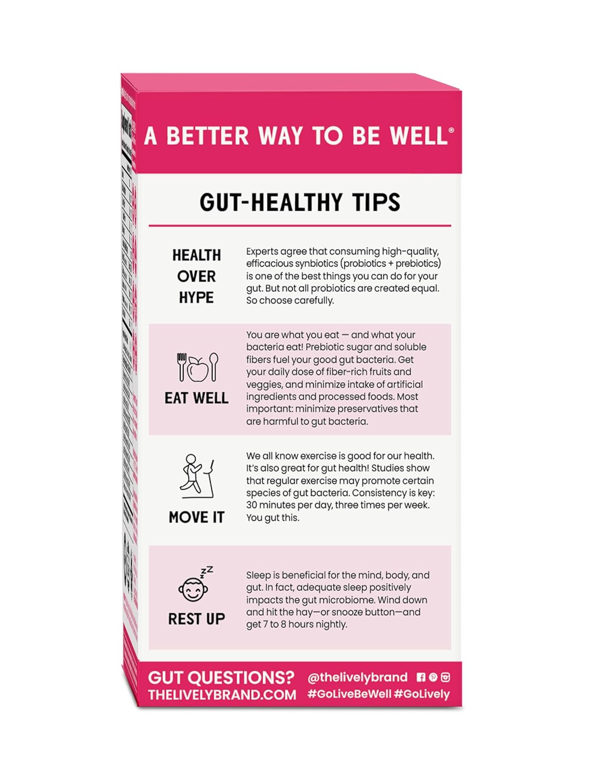 Berry Pomegranate Synbiotic Powder with L-Glutamine, Vitamin D3, and Electrolytes for Gut Health and Immunity - 15-50B CFUs for Women, Men, and Kids